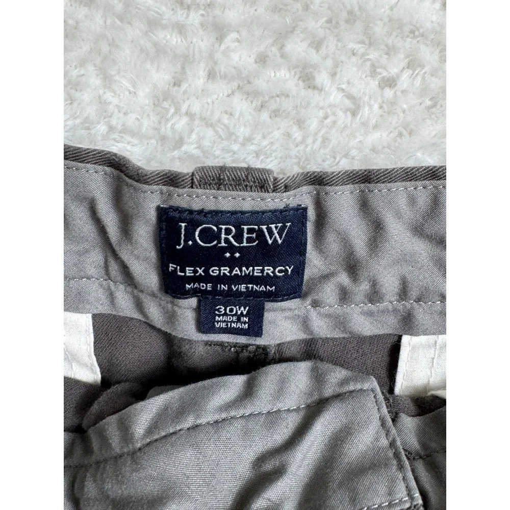 J.Crew Flex Gramercy Shorts Gray Cotton‎ Blend Casual Size 30W